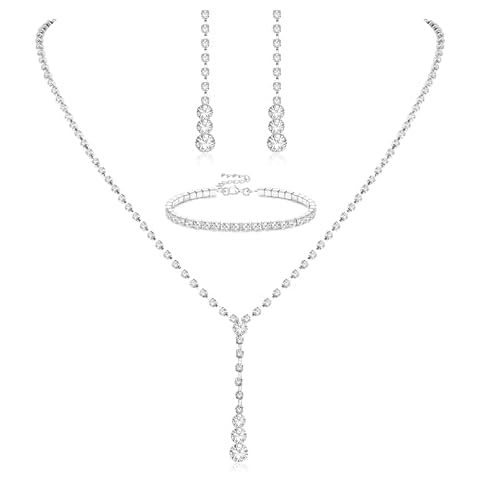 Diamday Ensemble de Bijoux de Mariée Cover