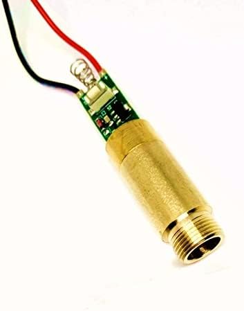 Industrial 405nm 20mW Blue Violet Laser Diode Module Dot/Line/Cross 3-3.7V with Driver & Spring (Color : Line)