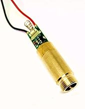 Módulo de diodo láser Violeta Azul Industrial de 405nm 20MW Dot/Line/Cross 3-3.7V con Conductor y Primavera (Color : Dot)