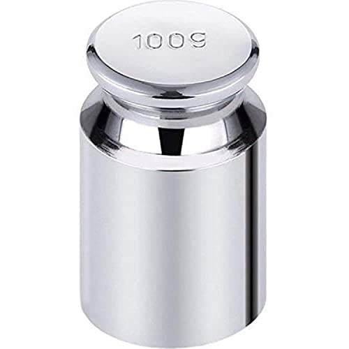 100g y 500g Escala Peso para de Precisión Calibrado de Balanzas - Acero Niquelado Pesos para Revisar la Exactitud de Tanto en Bolsillo y Digital Escala - Diseñado para Preciso Re-Calibration Cover