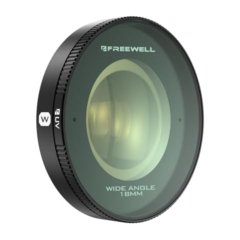 Freewell 18mm Wide Angle Lens Compatible with Freewell Sherpa iPhone/Galaxy Cases & Genius Rig Cage Cover