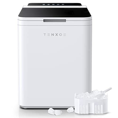 Máquina portátil de hielo compacta TENXOE blanca miniatura 1