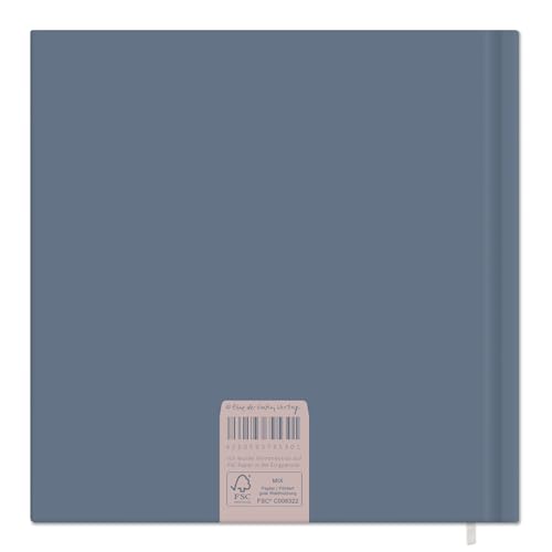 Eine der Guten Abschiedsbuch für Kollegen, Lehrer, Freunde - Danke für die fabelhafte Zeit - als Abschiedsgeschenk, 100 Blanko Seiten, Hardcover, Blau Rosa, 120 g FSC Papier, klimaneutral
