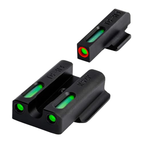 Image of Truglo TFX PRO Handgun Sight, Glowing Shock Proof Tritium and Fiber Optic Night Sight for Handguns, Compact, Durable, and Snag Free Sight