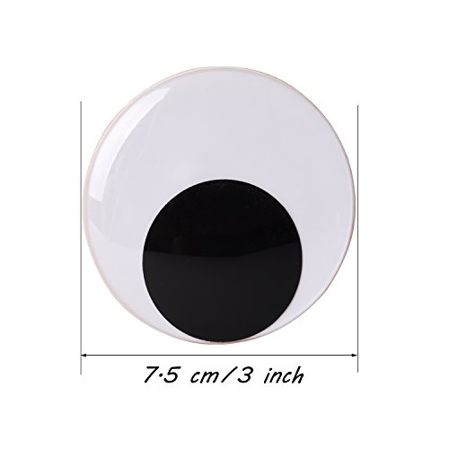 sunmns 3 inches giant wiggle eyes with self adhesive 4 pack