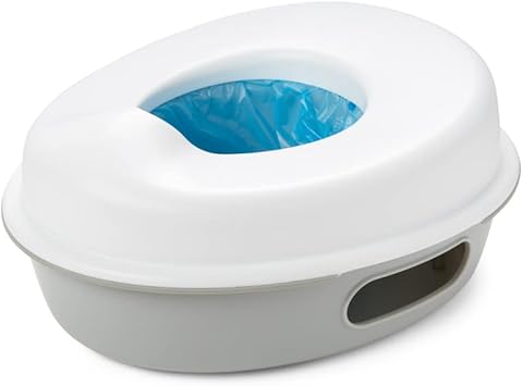 Skip Hop Go Time Multi-Stage 3 in 1 Potty Seat, White/Grey