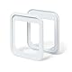 Cat Mate Adapter-Set für Katzenklappen bei PVC-/Metalltüren (387) – Kompatibel mit Türmodell 360 für einfache Installation, Weiß