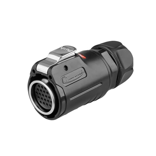 Conector Industrial Impermeable 24 Núcleos Macho Hembra