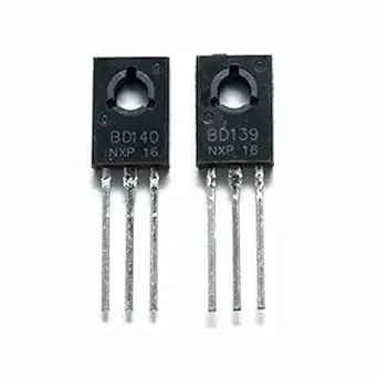 SG FLASH BD139 and BD140 Transistor NPN Transistor (Number of Transistors 2, single pc each) Electronic Components Electronic Hobby Kit |