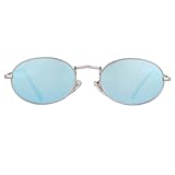 Occhiali da sole vintage anni '90: occhiali da sole vintage ovali anni '90, occhiali da sole rotondi alla moda, per uomo e donna