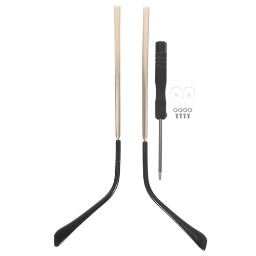 HONMEET Patillas de Repuesto Aplicables para Gafas Brazos Metálicos Ligeros y Cómodos para Reparación de Monturas Accesorios de Reemplazo para Gafas Diseño Ergonómico y Fácil Instalación