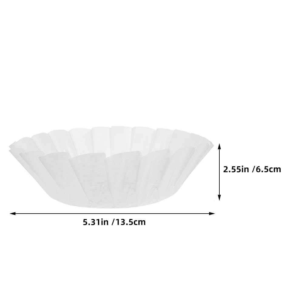 Ciieeo 100 piezas de papel de pergamino para pasteles : papel de pergamino redondo para hornear, moldes para envoltorios de aceite, tartas de queso y muffins para freidora de aire.