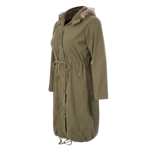 Manteau de grossesse avec capuche pour automne et hiver
