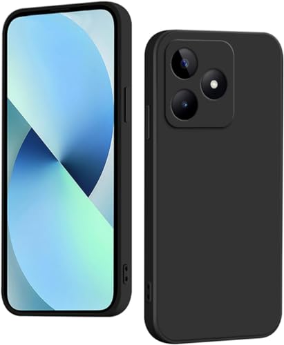 WOKEZ Ultratunt Silikonskydd för Realme C53 - Svart