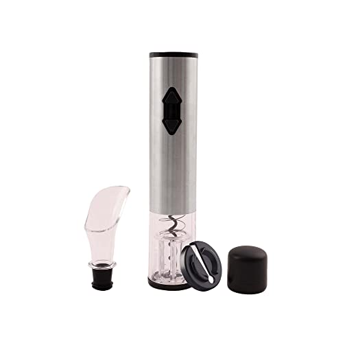 Point-Virgule Set de regalo de vino con sacacorchos eléctrico, vertedor, tapón al vacío, cortador de láminas, 4 piezas