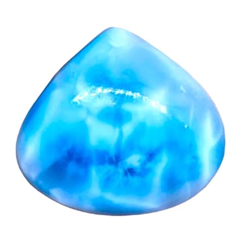 Larimar naturel en cœur pour créer vos bijoux bohèmes d'été