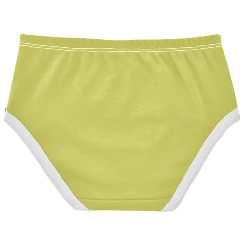 Joisal Fancy Toddler Underwear Floral 2t Cotton Cute Panties Girl Mustard Green Kids Briefs Undies2