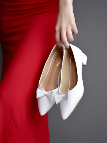 Image of Shoetopia Women's Patent Finish Heeled Mule Sandal, Open Toe Slip-On Mid Heel Slide, for Casual, Office, Evening and Special Occasions