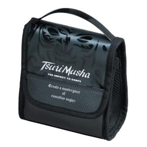 Amazon | 釣武者 ムシャリールポーチ ブラック F161 | 釣武者 | リール