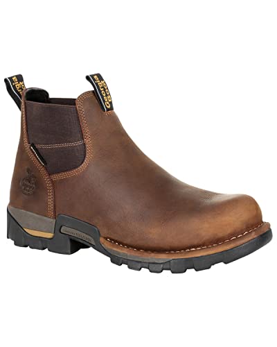 Georgia Boot Men's Eagle One Chelsea Boot, Brown, 12 Wide #TOP2