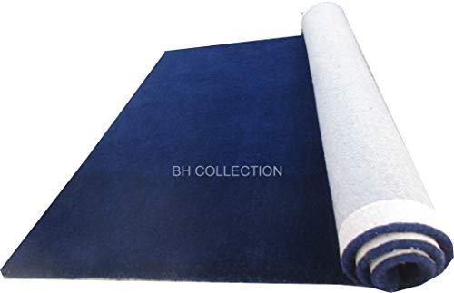 Image of Classical Look Plain Handmade Carpet with Super Soft & Pure Woolen Carpet for Your BEDROOMS & Living Room with 1 INCH Pile Height 12 X 17 FEET (360x510 cm)