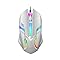 IULONEE USB Wired Gaming Mouse Quiet Comfortable 7 Color Backlit Optical Gaming Mouse Lifesize Ergonomic Mouse 3200DPI for PC Computer Laptop Desktop (Pink and Blue