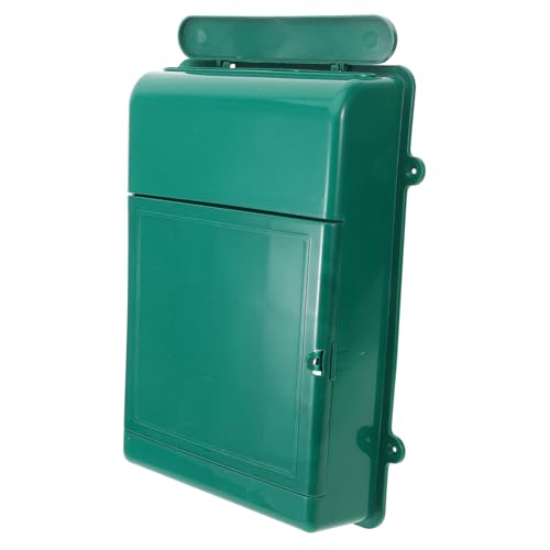 Happyyami 屋外用壁掛けプラスチック郵便受け 耐候性防雨デザイン シンプル設計 耐久性素材で長持ち 日常郵便対応可能 実用的な意見箱として