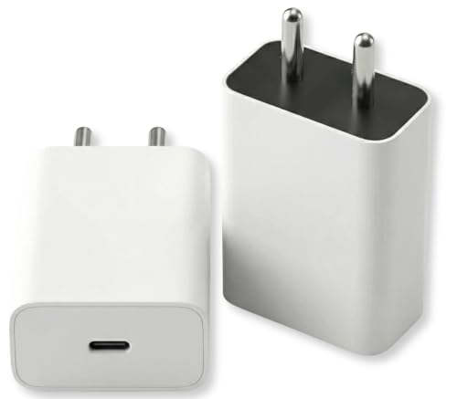 Image of KAIMENGLONG 30W Super Fast USB-C Adapter Compatible for Google Pixel Smartphones | Power Delivery Type-C Charger | Original Charging Speed (White)