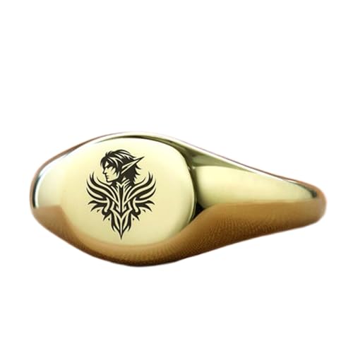 Bague elfique ovale en argent 925 pour sublimer votre quotidien