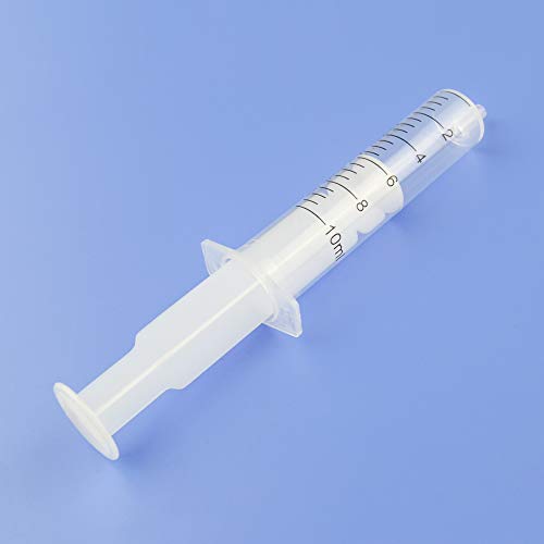 Image of 10ml Syringes without Needle Luer Slip No Rubber Ring, Reduce Mess, 20 Pack