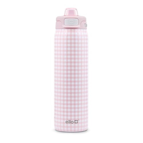 Ello Pop & Fill 22oz Stainless Steel Water Bottle with...