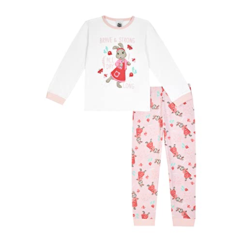 Peter Rabbit Girls Pyjamas Toddler Lily Bobtail PJ set Ages 12 Months to 5 Years Old (2-3 Years) White