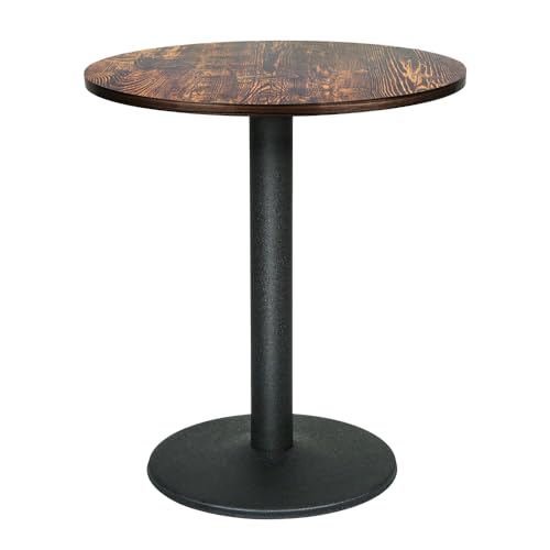 OHMG Table de Bar Carré Haute Cuisine Mange-Debout avec Plateau en Bois MDF,Tables Basse,Bistro,Tables à Manger,pour Bistro Salon Salle à Manger Terrasse...