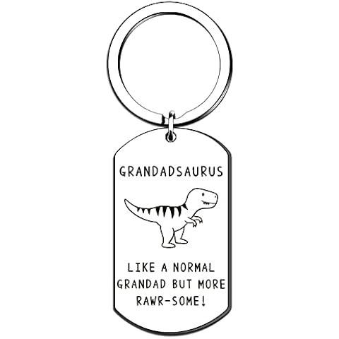 QMVMV Funny Grandad Gifts Grandad Keyring from Granddaughter Grandson Birthday Christmas Thanksgiving Father's Day Gifts for Grandad Cover