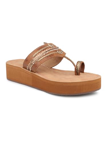 Inc.5 Women Antique Braided Ethnic One Tow Comfort Heels (B0CQPF9ZFF) Amazon Price History, Amazon Price Tracker