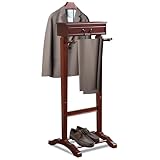 PORTE-VÊTEMENTS MODERNE : Le tiroir supérieur et le plateau de notre organisateur de placard sont parfaits pour ranger les montres, les lunettes, les clés, le portefeuille, les clés de voiture et d'autres objets essentiels dans l'entrée ou le bureau.