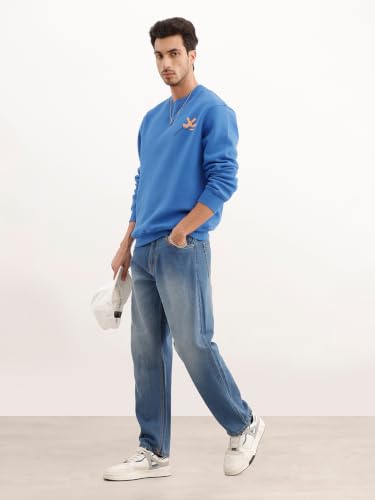 Image of WROGN Men's Loose Fit Jeans | Mid Rise | Jeans for Man