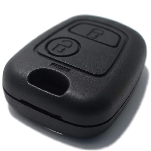 SALPIE Carcasa Llave de Auto Compatible con Citroen C3 y Peugeot 206. Esta Funda Proporciona una protección Elegante, Es fácil de Instalar y Garantiza una protección eficaz para Tus Llaves de Auto.