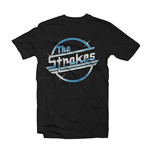 The Strokes T Shirt Classic Band Logo Magna Nouveau Officiel Unisex Noir Size L