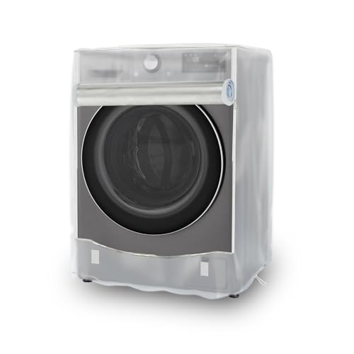 Washer/Dryer Cover, Washer and Dryer Covers, Washine Machine Cover for Waterproof and Dustproof Front-Loading Machine W 27” D 33” H 39” - (Frosted)