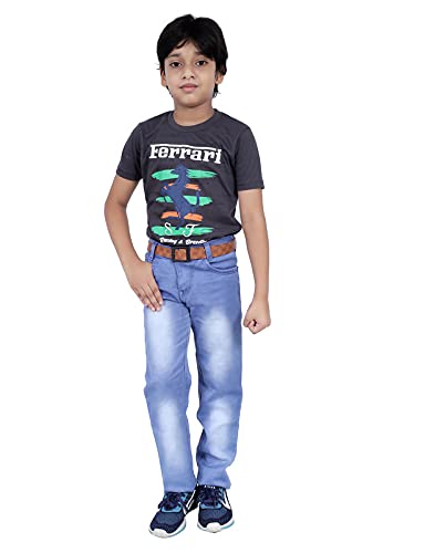 Denim Street Sky Blue Color Slim fit Jeans for Boys