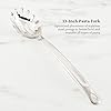 Hestan Provisions Chef's Tools, Essential Set (5-Piece), Stainless Steel Solid Spoon, Ladle, Pasta Fork, Turner/Spatula, Fish Spatula #5
