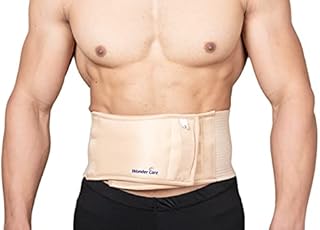 Wonder Care- Umbilical Hernia Support Belt Abdominal Binder for Belly Button Hernias or Navel Hernias, Hernia pain relief Brace (L)…
