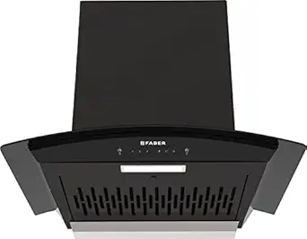 Faber 60cm 1200 m3/hr, Autoclean Chimney || Filterless || 8Yr on Motor, 2Yr Comprehensive Warranty|| Italian design - Made in India (HOOD POLO IN HC SC BK 60, Touch & Gesture Control, Black)