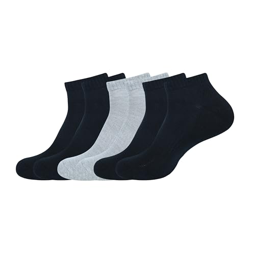 Image of 3 Pack Womens No-Show Mesh Socks,Athletic Running Low-Cut Socks,4 to 7 (WS1005-2B1G-3PK-4TO7)