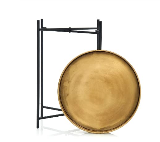Image of Iron Coffee Tables Modern Design Table for Living Room Side Table Tea Tray Coffee Table Home Decor (Gold)
