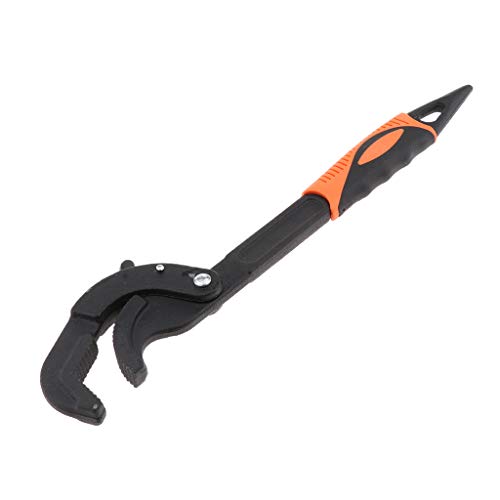 menolana Chave de Tubos Universal, aço de Alto Carbono, Durável E Resistente, 38 Cm / 15 Pol. +
