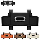 Upgraded Car Organizers and Storage Box, 1/2PCS Multifunctional Headrest Backseat Organizer with 2 Cup Holders, Tissue Box and Hooks, Smart Over-Seat Car Organizer for Most Vehicles (Black*1)