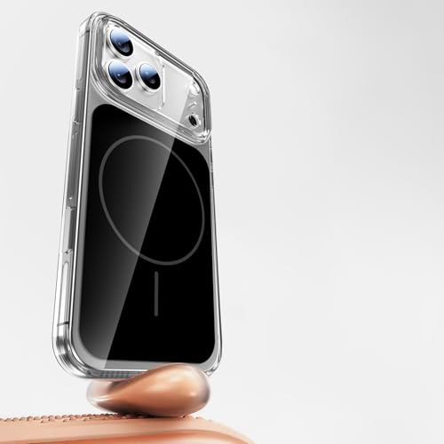 Coque magnétique iPhone 17 Air antichoc en verre trempé noir