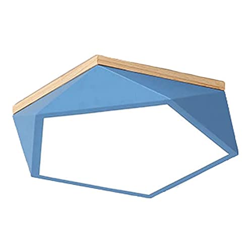 Lampe à plafond à LED géométrique en fer forgé 6000K lumière blanche pour chambre